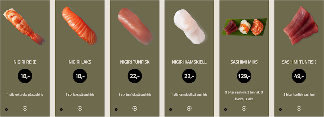 Sabrura Sticks & Sushi - Gastronomi og hotellvirksomhet