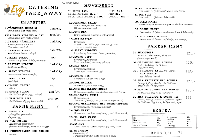 Evys gatekjøkken - Thaimat - Catering - take away