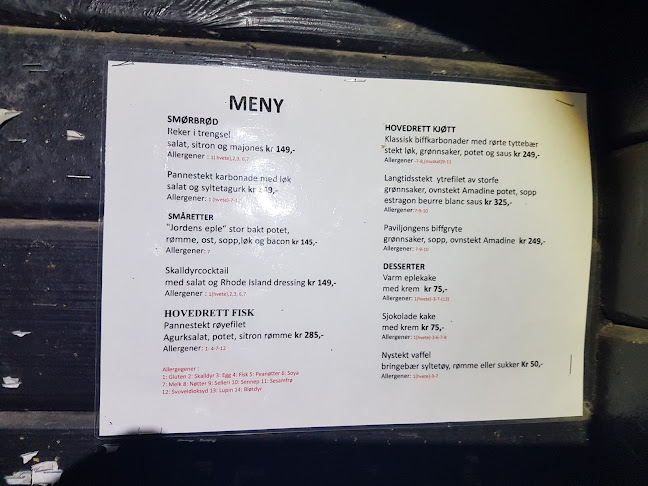 Comentarii opinii despre Spiralen cafe og restaurant AS