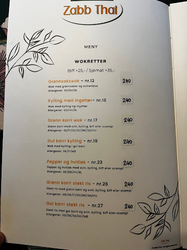 Opinii despre Zabb Thai Lillestrøm în Lillestrøm - Gastronomi og hotellvirksomhet
