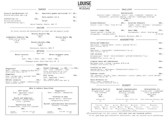 Louise Restaurant & Bar - Oslo