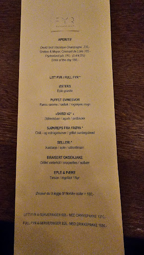 FYR Bistronomi & Bar - Oslo