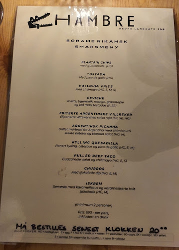 Opinii despre Hambre în Tønsberg - Gastronomi og hotellvirksomhet