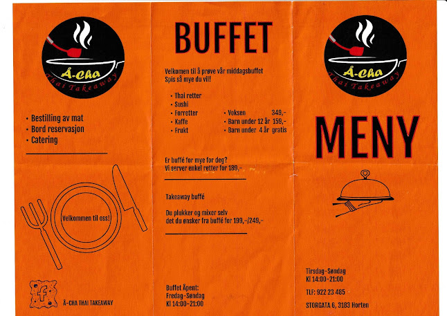 Å-CHA THAI TAKEAWAY - Gastronomi og hotellvirksomhet
