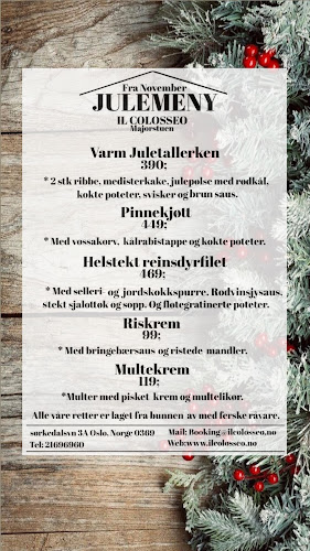 Opinii despre Il Colosseo în Oslo - Gastronomi og hotellvirksomhet