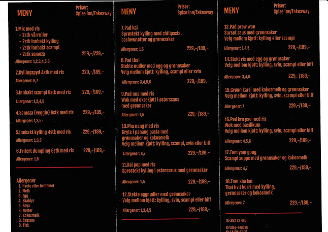 Å-CHA THAI TAKEAWAY - Horten