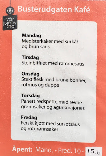 Opinii despre Busterudgaten Kafé în Halden - Gastronomi og hotellvirksomhet