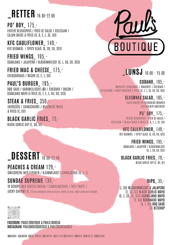 Opinii despre Pauls Boutique în Oslo - Gastronomi og hotellvirksomhet