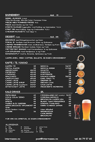 Intermezzo Cafe, Bar & Restaurant - Gastronomi og hotellvirksomhet