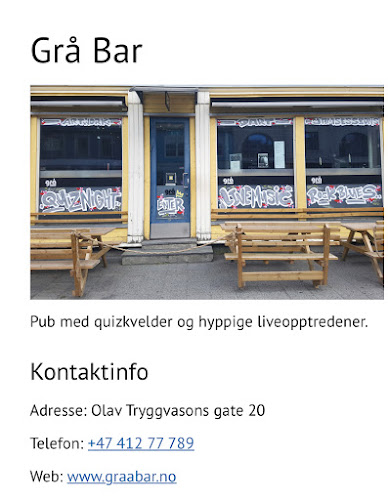Comentarii opinii despre Grå Bar