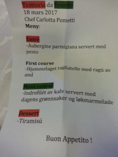 Opinii despre Trattoria da Ernesto în Halden - Gastronomi og hotellvirksomhet