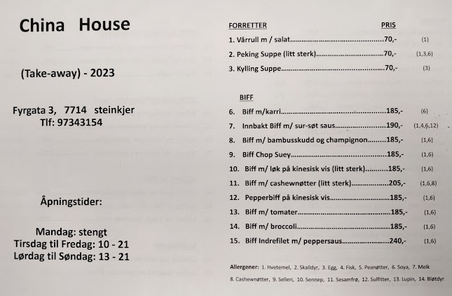 China House Restaurant & Cafe - Gastronomi og hotellvirksomhet