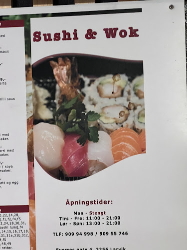 Larvik sushi og wok - Gastronomi og hotellvirksomhet