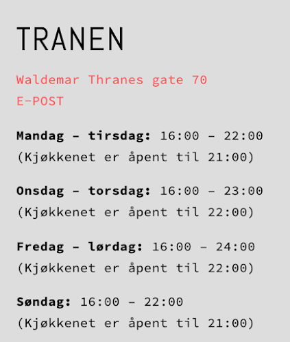 Opinii despre Åpent Bakeri Tranen în Oslo - Gastronomi og hotellvirksomhet