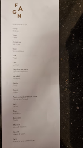 Fagn - Gastronomi og hotellvirksomhet