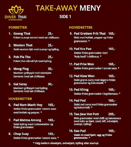 Diner Thai & Thai DA - Kristiansund