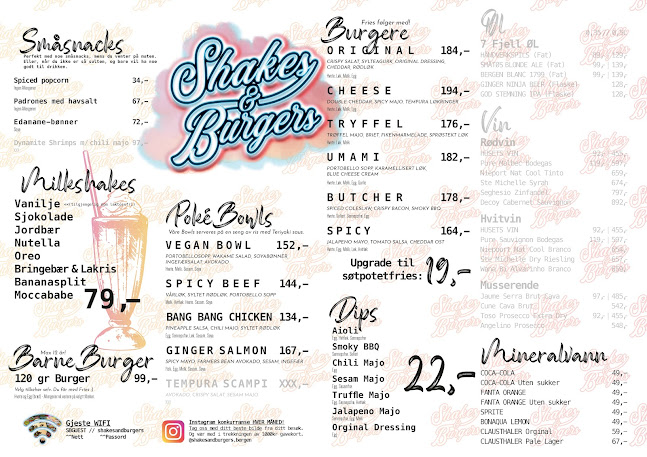 Opinii despre Shakes & Burgers Bergen în Rådal - Gastronomi og hotellvirksomhet