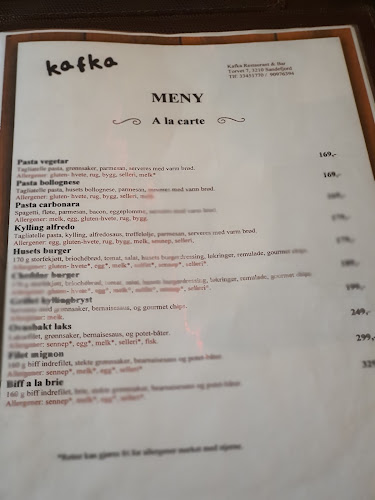 Opinii despre Kafka Sandefjord AS în Sandefjord - Gastronomi og hotellvirksomhet