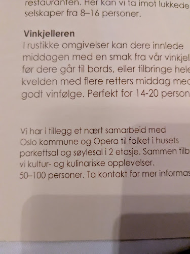 Opinii despre Gamle Raadhus Restaurant în Oslo - Gastronomi og hotellvirksomhet