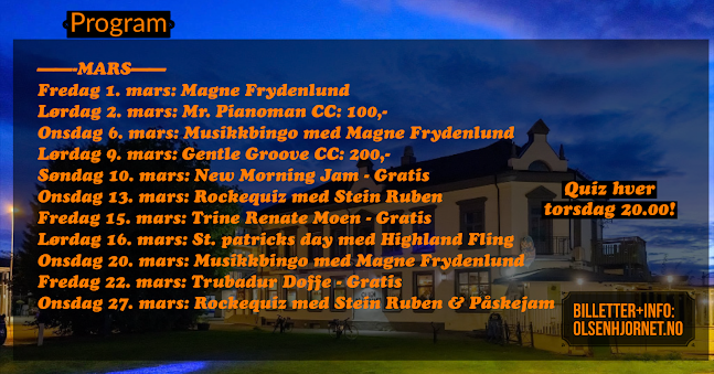 Olsen på Hjørnet - Mjøndalen